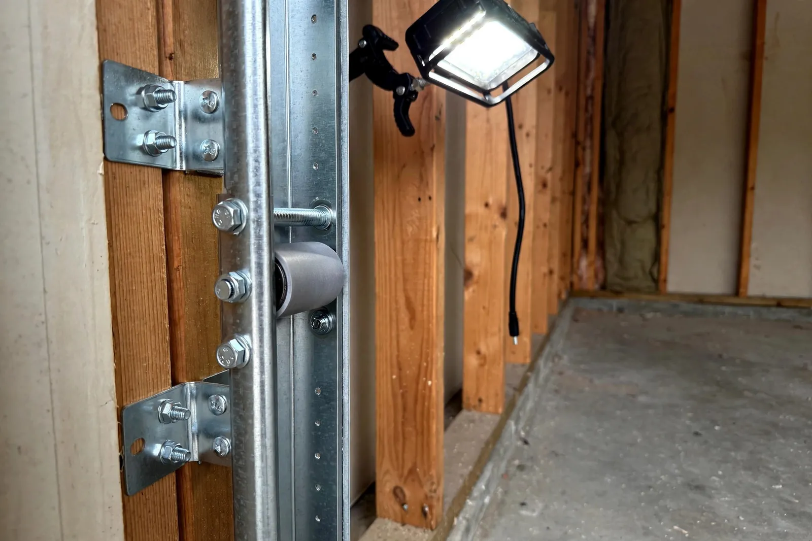 Garage Door Track Repair —  Clipped Track Repair in Wakefield by Waldorf Garage Door Repair