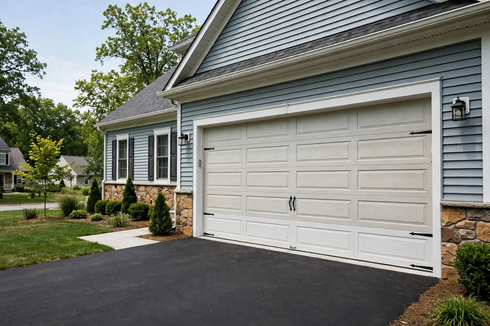 Panel and Section Replacement —  Bottom Section Replaced in Smallwood Village by Waldorf Garage Door Repair